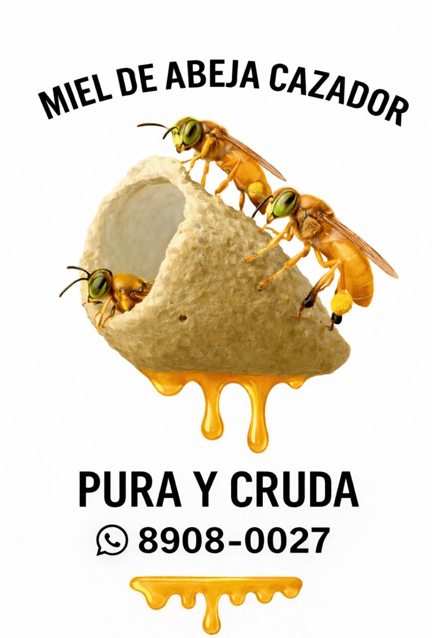 Logo Miel de Abeja Cazador